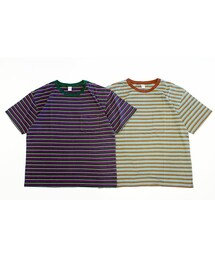 COMFORTABLE REASON (コンフォータブルリーズン) " Multi Border S/S Pocket Tee "(Tシャツ/カットソー)
