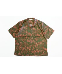 MANUAL ALPHABET | MANUAL ALPHABET (マニュアル アルファベット)　PRINT OPEN COLLAR SHT (シャツ/ブラウス)