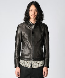 GUILD PRIME | スタッズレザーブルゾン(ブルゾン)