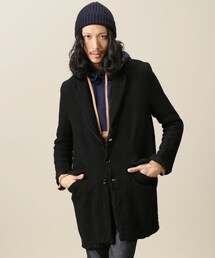 DISCOVERED | DISCOVERED×MIDWEST別注 縮絨ロングジャケット(ステンカラーコート)