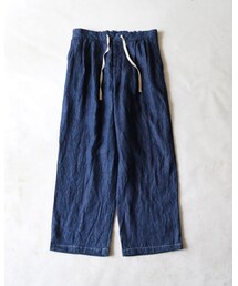 nest Robe CONFECT | 10ozリネンデニムワイドイージーパンツ(デニムパンツ)