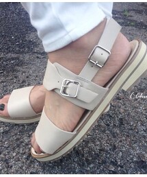 chuchushop | 雙扣環寬帶涼鞋(サンダル)