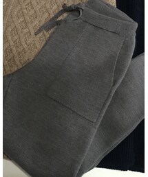 GU | ニットテーパードパンツ(パンツ)