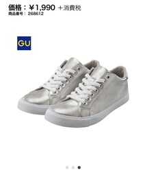 GU | レザータッチスニーカー(スニーカー)