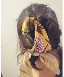 ヘアアレンジ | バンダナ/スカーフ