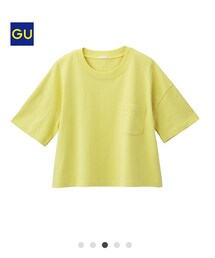 GU | GUクロップドゆるT(Tシャツ/カットソー)