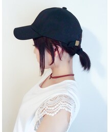 帽子着用画（横向き） | キャップ