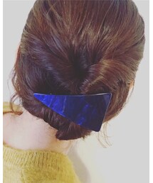 サンキューマートの三角バレッタ✂️ | バレッタ/ヘアクリップ