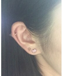 no brand | ハートのピアス(ピアス（両耳用）)