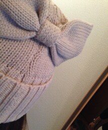 BEAMS WOMEN | リボンニットキャップ(ニットキャップ/ビーニー)