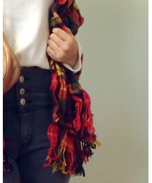 雑貨屋さんにて | マフラー