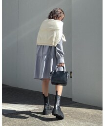 うしろ | シャツワンピース