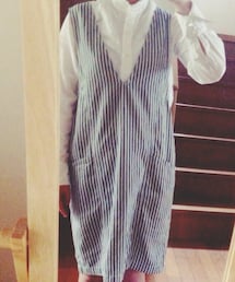 chambre de charme | ボーダーワンピース(ワンピース)