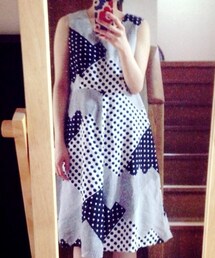 水玉ワンピース(ワンピース)