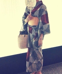 古典柄浴衣(浴衣)