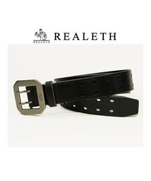 Levi's | 【Levi'sリーバイス：ベルト/ブラック】サイズ調整の幅が広いダブルパンチングベルト。帯には念引きが施されています。(ベルト)