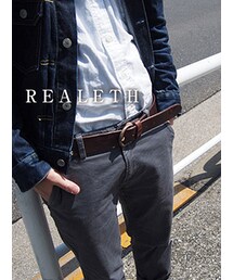 Levi's | 【Levi's リーバイス：ベルト/ダークブラウン】どんなスタイルにも落ち着いた印象を持たせてくれるダークブラウン。(ベルト)