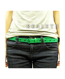 Levi's | 【Levi's リーバイス：テープベルト/グリーン】個性的なグリーンは、濃いめのパンツによく合います。(ベルト)
