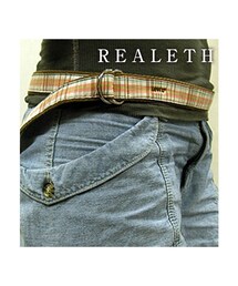 Levi's | 【Levi's リーバイス：Ｗリングベルト/ベージュ】明るめのベージュは、トップスとの対比を楽しめます。(ベルト)