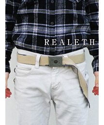 Levi's | 【Levi's リーバイス：テープベルト/ベージュ】デニムに映えるベージュはワンポイントに。(ベルト)