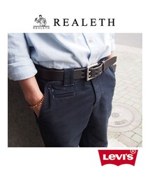Levi's | 【Levi's リーバイス：Wピンベルト/ブラック】デニムは勿論、どんなパンツにも合わせ易いブラック。(ベルト)