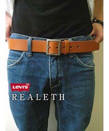 Levi's | 【Levi's リーバイス：ギャリソンベルト/ブラウン】スタイリングしやすい王道デザイン。(ベルト)