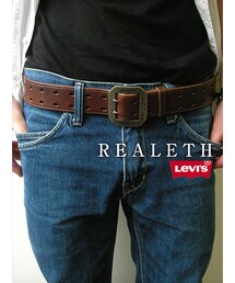 Levi's | 【Levi's リーバイス：ベルト/ブラック】さり気なく腰元からトレンドをアピール！(ベルト)