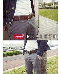Levi's | 【Levi's リーバイス：ベルト/ブラック】長年使用したかのような雰囲気を漂わすビンテージベルト。(ベルト)