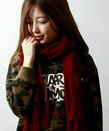 WEGO | WEGO/ケーブルニットマフラー(マフラー)