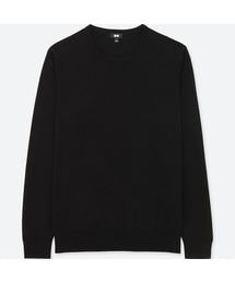 UNIQLO | エクストラファインメリノクルーネックセーター（長袖）(ニット/セーター)