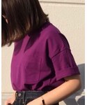 GU(ジーユー)の「トップス(Tシャツ/カットソー)」