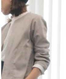 human woman | ノーカラージャケット