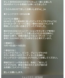 トレンドカラーAW説明 | その他