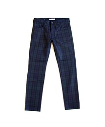 THREE BLIND MICE | THREE BLIND MICE ANTIQUE CHECK HAND COATING SKINNY PANTS ブラックウォッチ(その他パンツ)