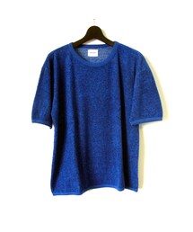 THREE BLIND MICE | THREE BLIND MICE 長綿LONG PILE BORDER CREW-NECK TEE (Tシャツ/カットソー)