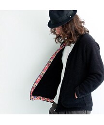 rehacer | rehacer レアセル Flower Pile Cardigan ブラック(カーディガン/ボレロ)