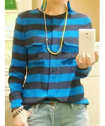 EQUIPMENT | EQUIPMENT ボーダーシャツ(シャツ/ブラウス)