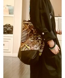 H.P.FRANCE | ライトモチーフ　プリントバッグ(ショルダーバッグ)