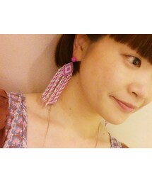 APROSIO&CO | アプロージオ＆コー　フリンジピアス(ピアス（両耳用）)