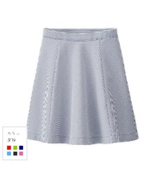 UNIQLO | ポンチボーダーフレアスカート(スカート)