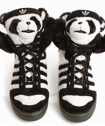 ADIDAS×JEREMY SCOTT | JEREMY SCOTT×ADIDAS ジェレミースコット×アディダス パンダ靴/シューズ　コラボスニーカー(スニーカー)