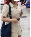 Bershka(ベルシュカ)の「オールインワン・サロペット(つなぎ/オールインワン)」