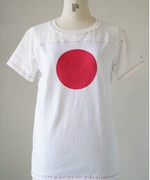 keisuke kanda | 手縫いのTシャツ 日の丸(Tシャツ/カットソー)