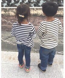 ボーダー×デニム | トップス