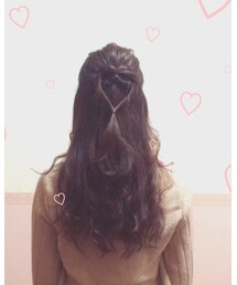 ハートハーフアップ♡ | その他