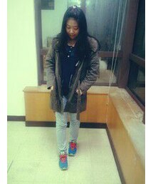 K（陶芸） | 連帽長版軍外套(モッズコート)