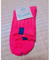 Relieben | 中長襪（紅）(ソックス/靴下)