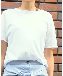 ZARA | ＺＡＲＡの白Ｔ(Tシャツ/カットソー)