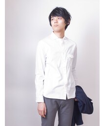 STILL BY HAND | ワイドカラーシャツ(シャツ/ブラウス)