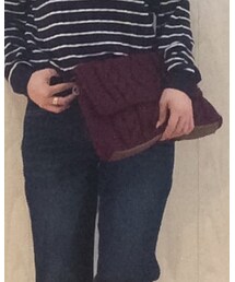 Cutie Blonde | ケーブルニット編み2WAYバッグ(バッグ)